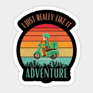 I just really like it ,Summer adventure Sticker